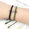 Green and Turquoise Twisted Bow Hand-Woven Bracelet