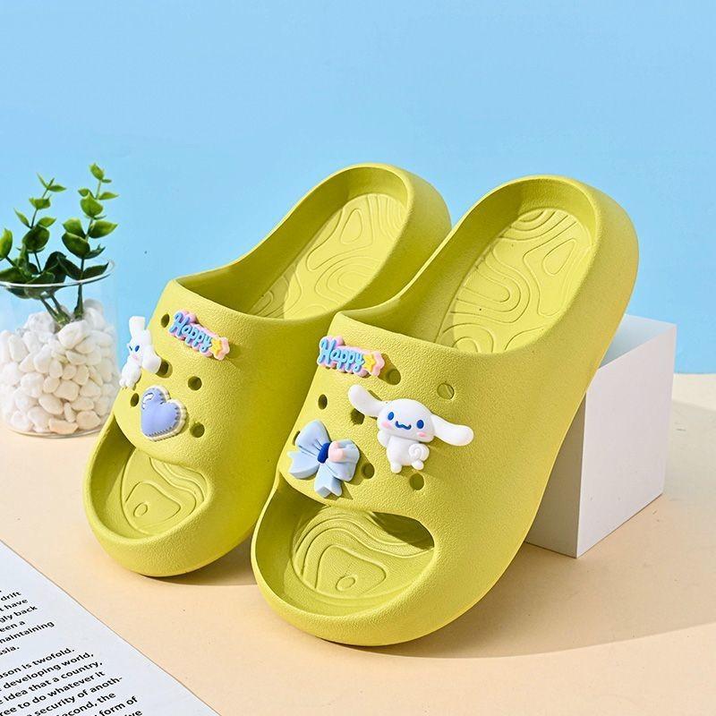 Cute Cartoon Character Summer Slippers For Girls With Soft Non-slip Eva Sole In Multiple Colors