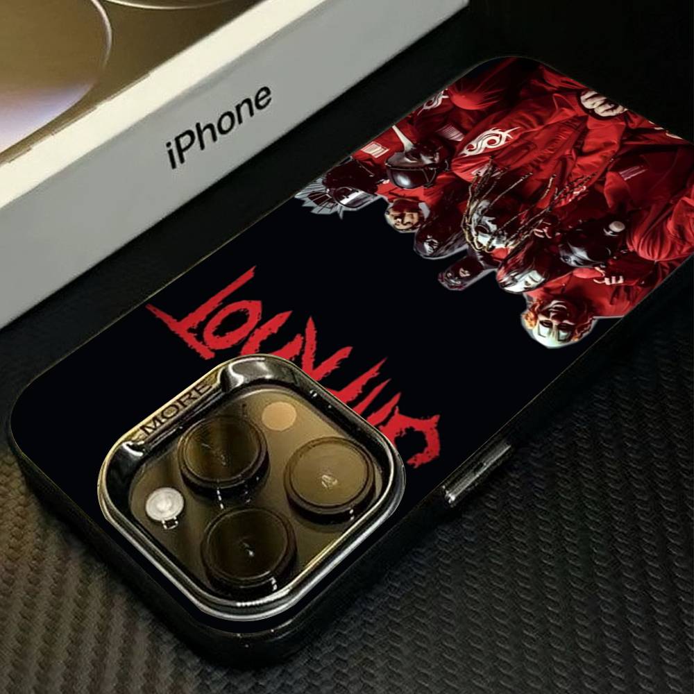 Slipknot Band Phone Case Color Silver Shell For IPhone 17 16 15 14 13 12 11 Pro Max Plus