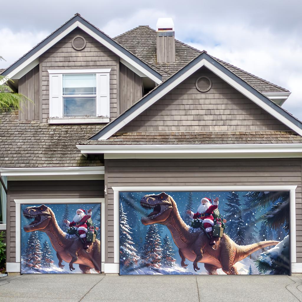 1pc Dinosaur Decor Backdrop Christmas Outdoor Decor Tapestry