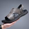 Mode Sommer Strandschuhe Herren Übergröße Große Größe Sandalen Herrenschuhe Sandales homme en cuir D630