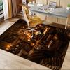 1PC Library Books Non-Slip Floor Carpet Compatible for Office&Living Room&Bedroom&Dining Room - Flat-Weave Machine-O344
