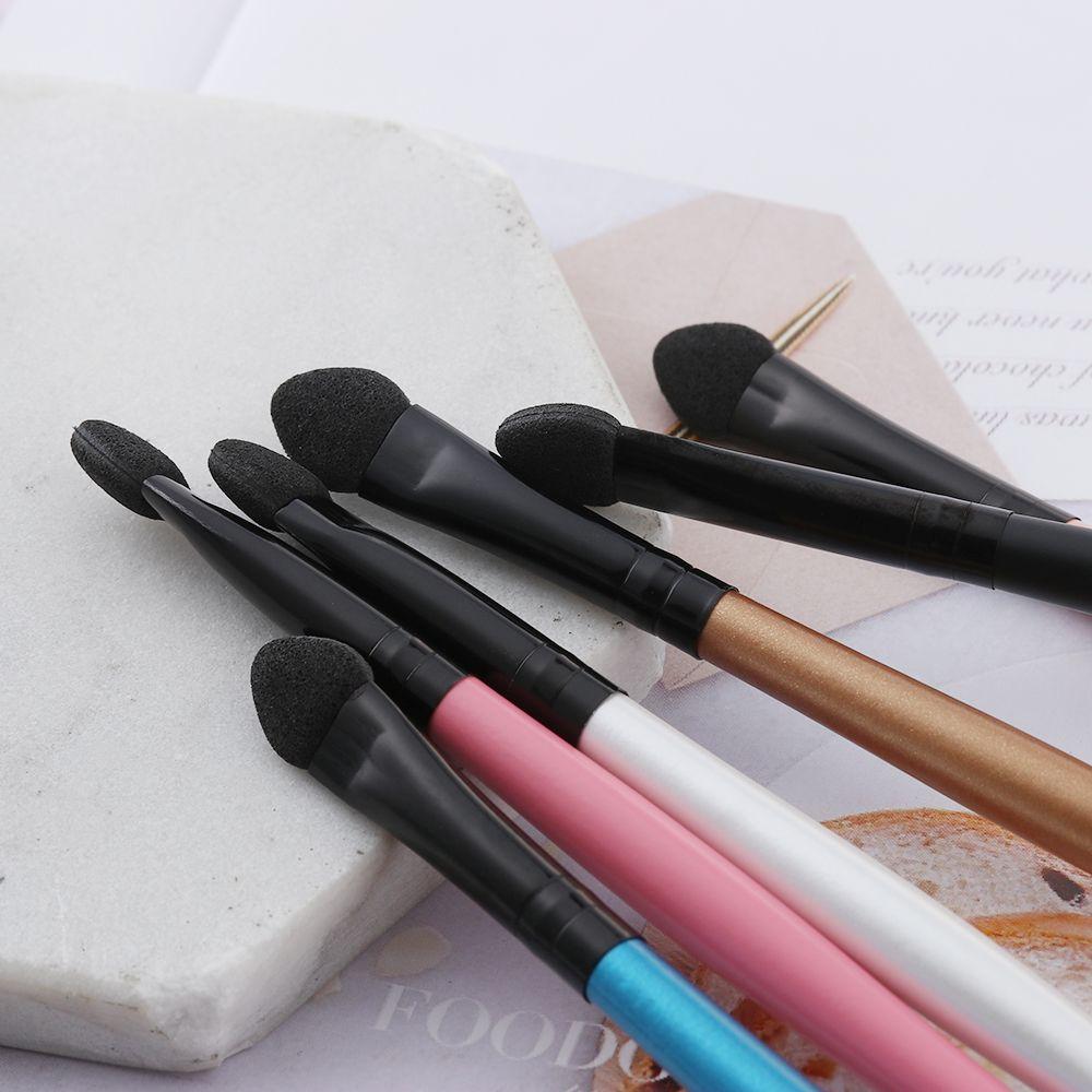 Long handle Portable Cosmetic Makeup Tools Eyeshadow Brush Eyebrow Sponge Stick Eyeliner