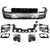 Mercedes GLE Coupe C167 2020 Rear Diffuser with Exhaust Tips - GLE53 AMG Upgrade