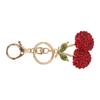 Cherry Keychain Cherry Shape Cute Fashion Car Keychain with Key Rings Hook Cute Keychain for