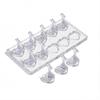 5/10 Grid Non-Magnetic Nail Stand Nail Sample Display Stand Nail Training Stand With Tray For Nail Polish Tips Nail Painting