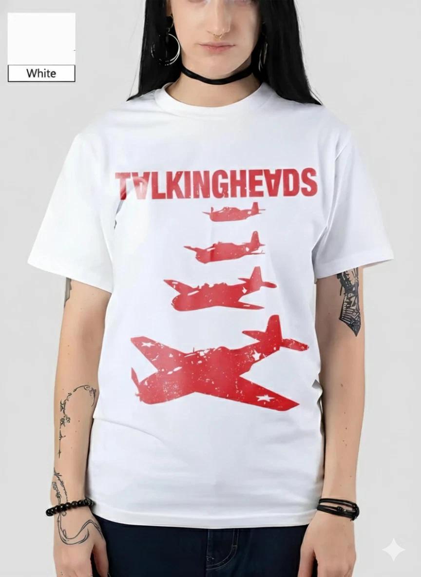 Unisex Adult Casual Graphic Talking Heads TVLKiNGHEDS Airplane Grap... XL