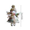 Juego de Árbol de Navidad Hecho a Mano de 6 Pulgadas Decoración Suave Vintage Decoración de Muñeca Suave Kit de Costura Artesanía Acrílica Retro Rural
