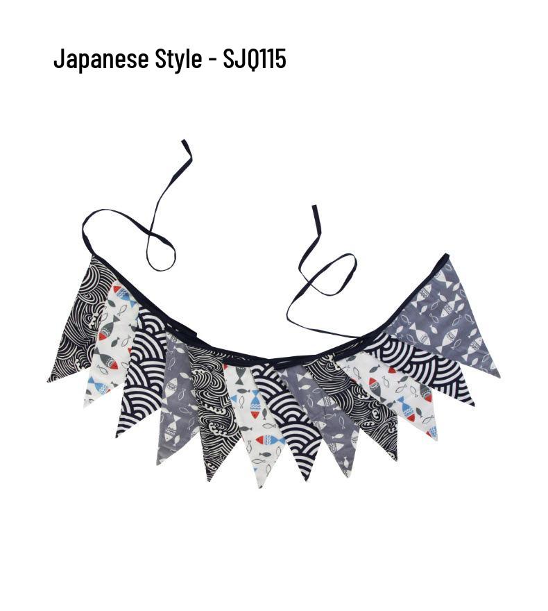 Large Cotton Triangle Flags for Parties and Outdoor Events