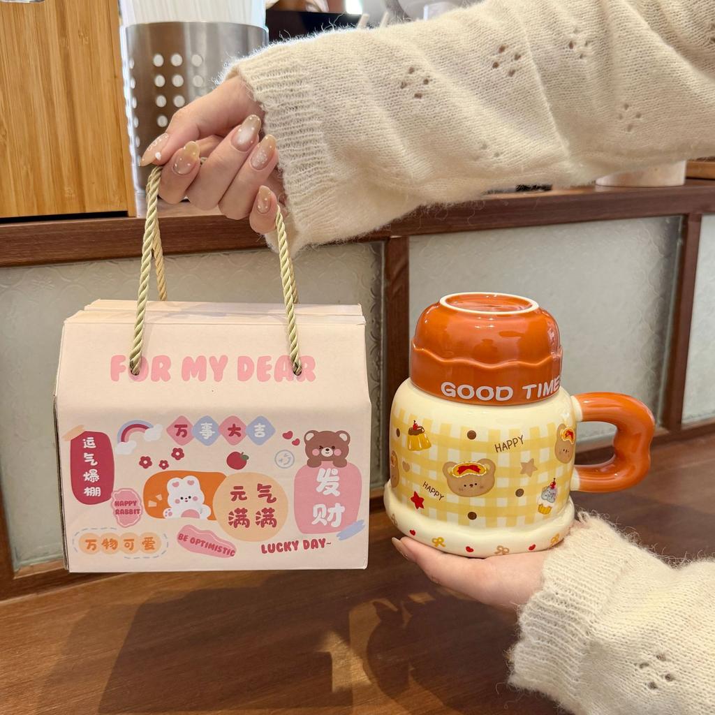 Give Girls' Girlfriends Birthday Gifts, Cups, Cute High-value Mugs, Gift Boxes, and Girls' Water Glasses As Gifts.
