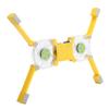Laptop Cooling Pad USB Foldable Radiator Cooler Stand Light Portable with AntiSkid Mount(Jaune )