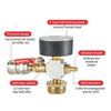 Small Air Tank Pressure Adapter, Fire Extinguisher Conversion Air Pump, Portable Mobile Air Compressor Accessories
