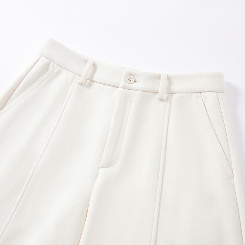 Women's High-Waisted Wide-Leg Commuter Trousers