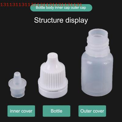 5 Stück 3/5/10/15/20/30/50/100ml Leere Plastik-Tropfflasche Farbe Kosmetiköl Tinte Quetschbare Nachfüllbare Flasche Kosmetische Aufbewahrung