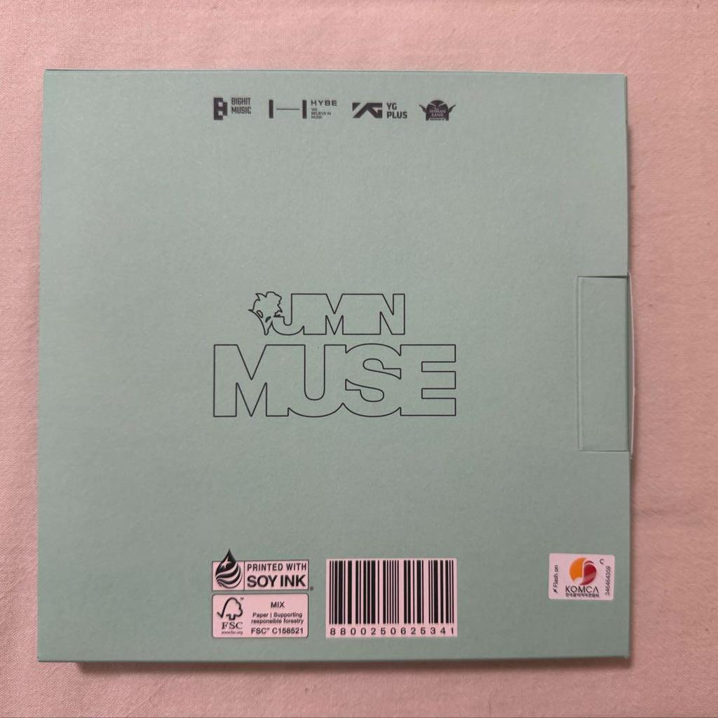 [USED] Jimin Jimin MUSE Trading Card Included, No Missing Items, Bonus Trading Card Blooming