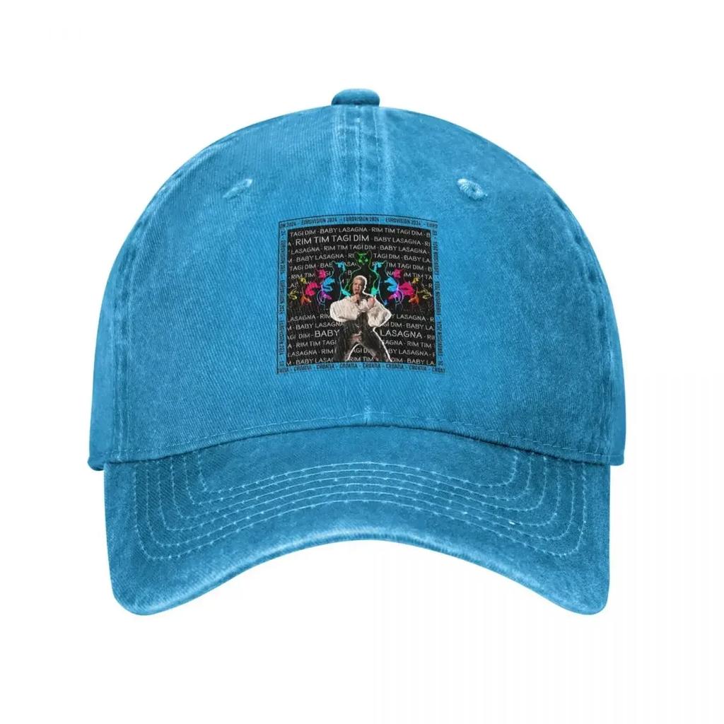Classic Baby Lasagna Song Baseball Caps for Unisex Women Distressed Denim Washed Snapback Hat Music Cat Outdoor Summer Caps Hat