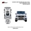 Suitable for 2007-2018 Mercedes-Benz G-Class W463 with W465 G63 AMG 25 Style Bumper Kit