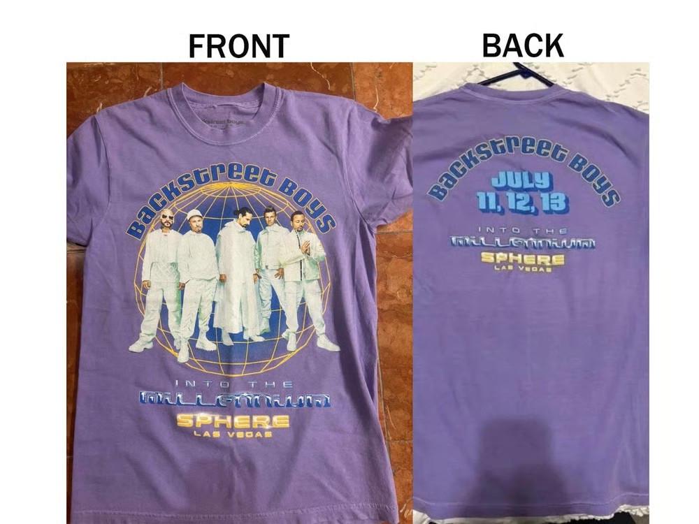 Backstreet Boys At Sphere Las Vegas Merch 2025 July 11,12,13 Exclusive T-shirt Unisex T-Shirt M