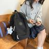 Solid Color Student Schoolbag Women's Lightweight Backpack