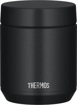 Thermos Vacuum Insulated Soup Jar 300ml Black All partsKeeps Warm and Cool Round Mouth Design That Is Gentle On the Palate Standard Model JED-300 BK