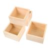 1pc Unfinished Small Wooden Box Square Wooden Box Craft Storage Organizer Box for Art Collectibles, Home Decor, Desktop Drawer