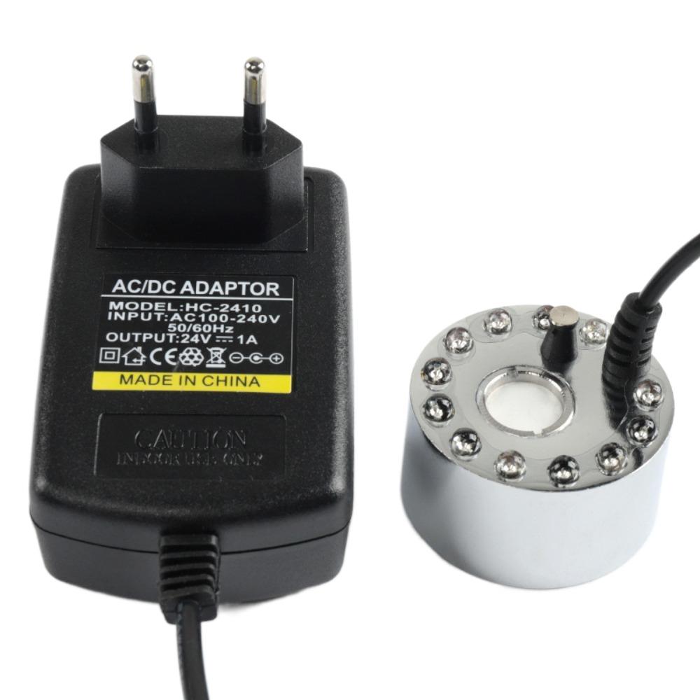 12 Lights Water Fountain Pond Fog Machine Atomizer Halloween Mist Maker Halloween Decoration