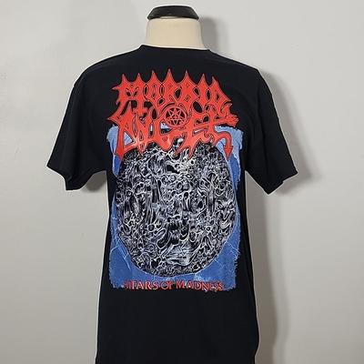 MORBID ANGEL Altars Of Madness T-Shirt 2XL Noir Homme Logo de Groupe T-Shirt Unisexe
