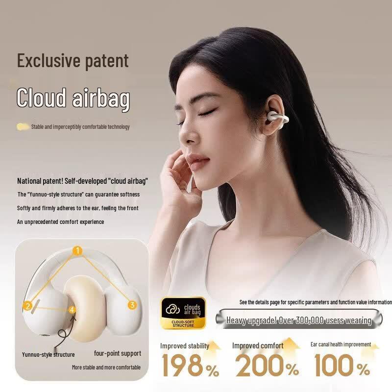 

Baseus Ai MC1 Open-Ear Clip-On Wireless Earbuds