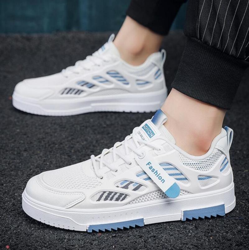Mens Shoes Casual Spring Autumn Sneakers Outdoor Platform Hiking Fashion Luxury  Mesh Breathable Tennis Shoes Flat Trainers