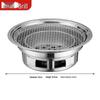 Shengjia Portable Stainless Steel Charcoal BBQ Grill