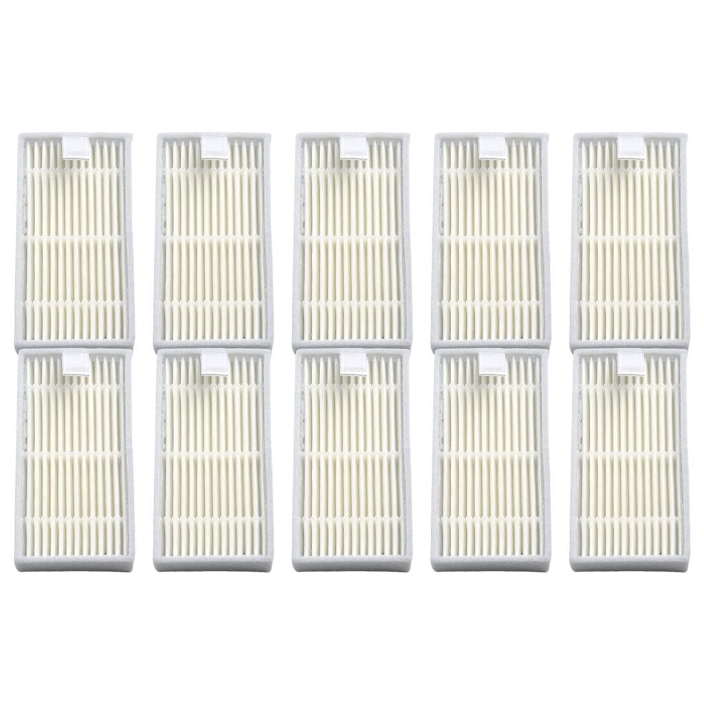 10Pcs Vacuum Filter Set for SilverCrest For SSR 3000 A1 Robot Vacuum Cleaner Accessories with Washable and Recyclable Features
