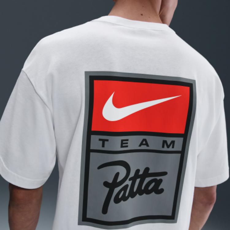 Nike X Patta Collaboration Round Neck Fashion Versatile Short Sleeve T-Shirt Men Tops HJ0742-100
