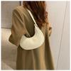Women's Faux Leather Crescent Bag New Lightweight Shoulder Crossbody Purse Soft Texture Hobo Bag