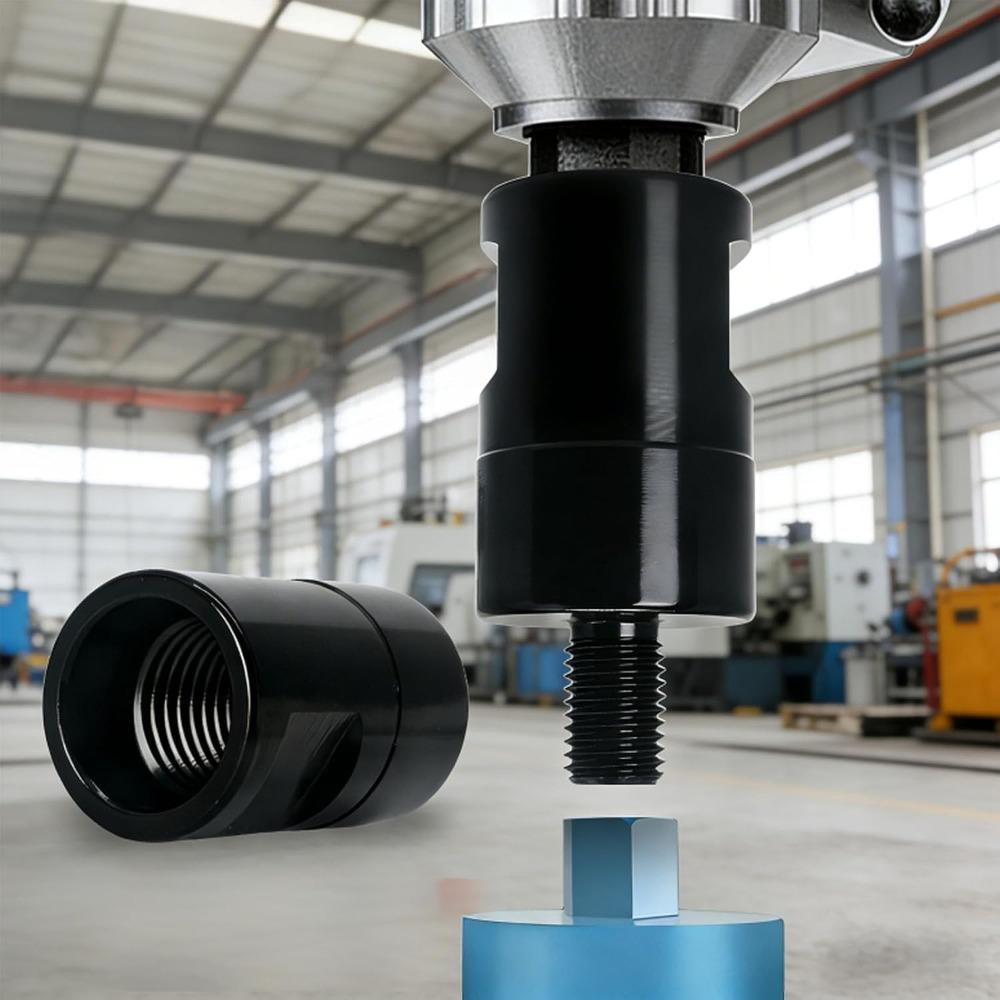 Black Core Drill Shaft Adapter Durable Core Bit Adapter Jobsite Drilling Setup