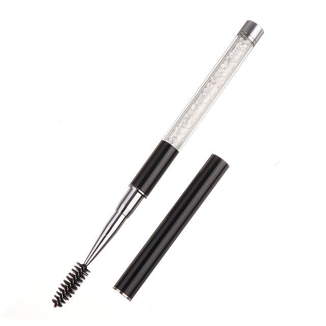 1PC Crystal Eyelash Brush Mascara Wands Applicator Spoolers Eye Lashes Extension