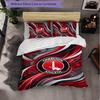 Biancheria da letto a tema Charlton Athletic FC Set 3 Pezzi Copripiumino Biancheria da letto Decorativa Per Camera Adolescenti Decorazione Casa