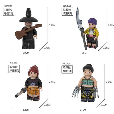 Καινουργιο ΠΡΟΪΟΝ: KPop Δομικά Στοιχεία Κυνηγών Δαιμόνων, Μοντέλα Συναρμολόγησης Rumi, Μοντέρνα Ανδρικά Δομικά Στοιχεία, Χειροποίητα