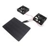 Solar Panel Fan Kit 12V 10W Portable Universal Energy Saving 4.7in Exhaust Fan for Greenhouses Pet H
