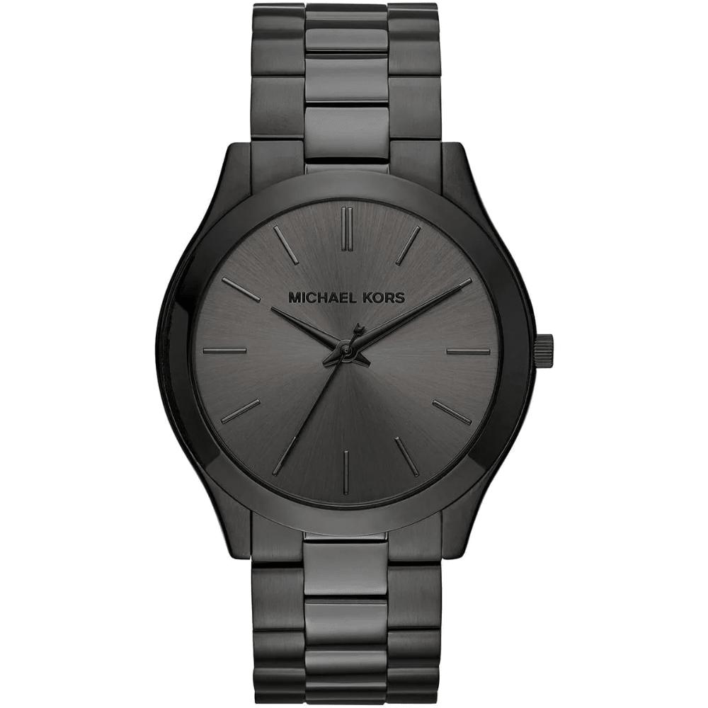 Michael Kors Men's Black Mk8507 Slim Runway Dial Ladies Watch