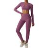Guangzhou Zechuang Clothing Co., Ltd. Fashion Fall and Winter Skinny Yoga Clothes Nude Feel Quick-Drying Sports Suit Slim Looking