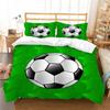 Hot Sell Fashion 3D Creative Bedding Suit Football Quilt Cover Luxury Bed Set Soccerl Home Bedroom Bed Decor Microfiber Soft Duvet Cover