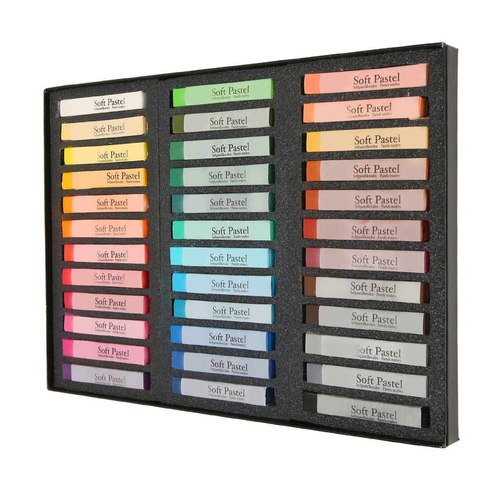 Weiche Pastellkreide 48 Farben - Lichtbeständig Für Künstler & Hobby