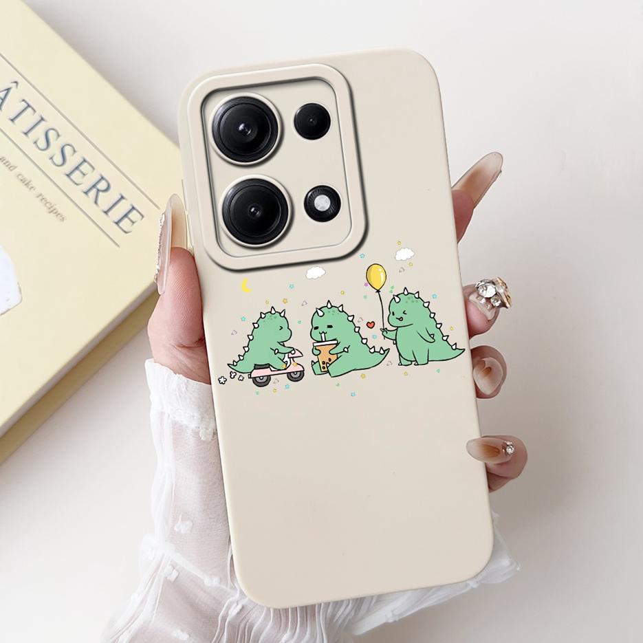 For Xiaomi Redmi Note 14S Case 6.67'' Cute Cat Dinosaur Cartoon Cover Matte Phone Case For Redmi Note 14S Note14S 4G Soft Fundas
