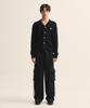 Seteo Roton Cargo Track Pants Caviar Black