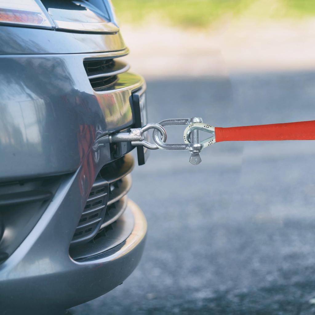 Tow Breaking Strength for Towing Escape Rope for Stuck Cargo with HFS(R) Rope, 9m, 18t, Cars, Rope, Vehicles, Transport, G-Hook