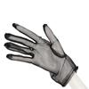 Fashion Women Faux Silk Black Ultra Thin Wedding Opera Gloves Short Gloves Finger Gloves Mesh