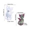 Cute Flying Dragon Epoxy Resin Silicone Mold DIY Plasters Table Ornament Tool