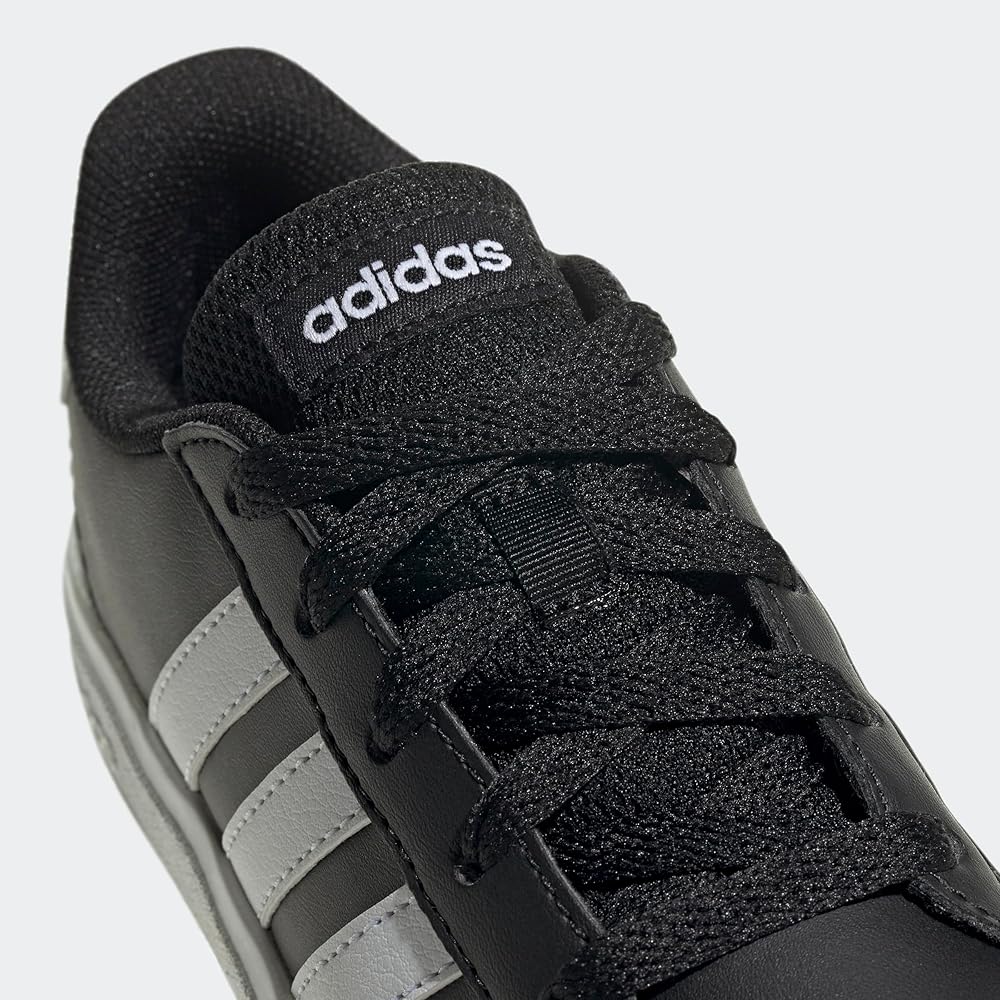 Adidas Kids Grand Court 2.0 Sneakers Core Black/Footwear White 18.5 Cm for Boys and Girls