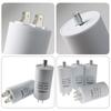 CBB60 Capacitor with Screws AC 450V 4 Pin Dual Insert Motor Run Capacitors 4UF-60UF for Washing Machine Air Water Pump 12uf 16uf