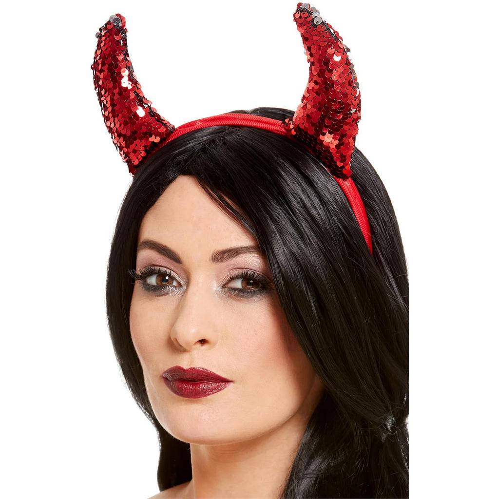 Smiffys Reversible Sequin Headband